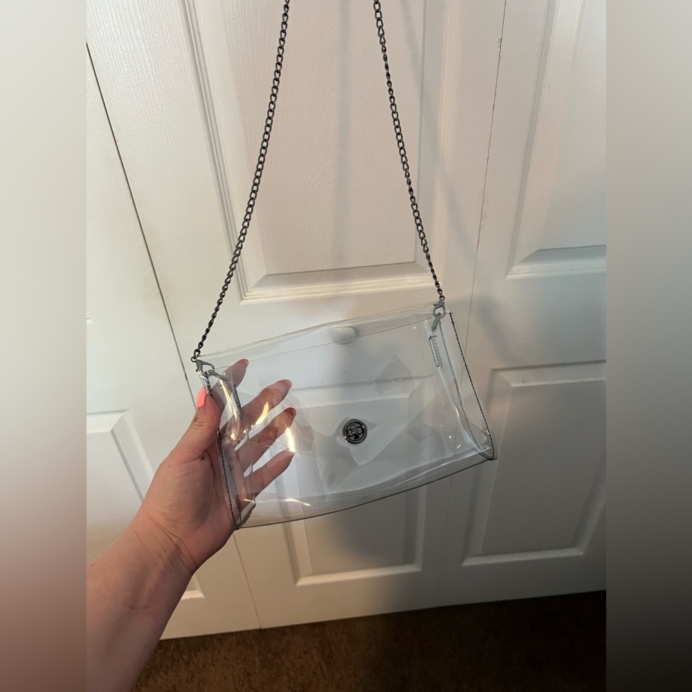 NWOT, clear purse